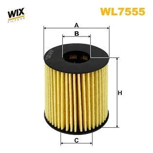 Wix Oil Filter WL7555 - tradevehicleparts.co.uk