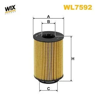 Wix Oil Filter WL7592 - tradevehicleparts.co.uk