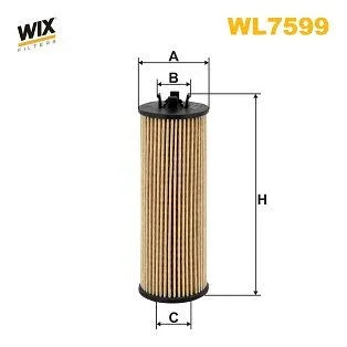 Wix Oil Filter WL7599 - tradevehicleparts.co.uk