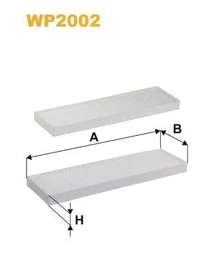 Wix Cabin Filter WP2002 - tradevehicleparts.co.uk