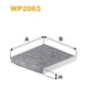 WIX Cabin Filters Cabin Filter WP2063 thumbnail