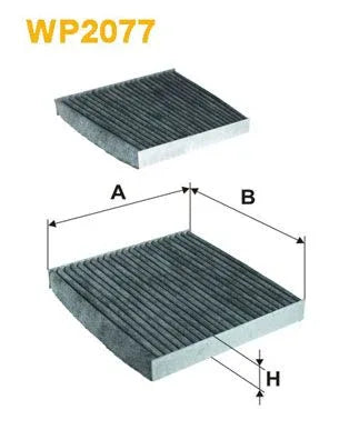 Wix Cabin Filter WP2077 - tradevehicleparts.co.uk