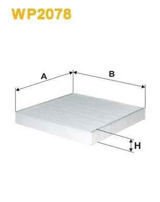 Wix Cabin Filter WP2078 - tradevehicleparts.co.uk