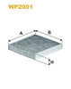 WIX Cabin Filters Cabin Filter WP2091 thumbnail