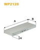 WIX Cabin Filters Cabin Filter WP2128 thumbnail