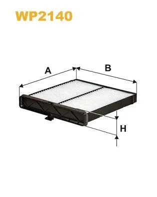 Wix Cabin Filter WP2140 - tradevehicleparts.co.uk