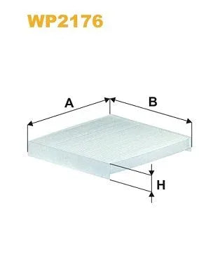 Wix Cabin Filter WP2176 - tradevehicleparts.co.uk