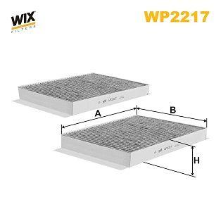 Wix Cabin Filter WP2217 - tradevehicleparts.co.uk