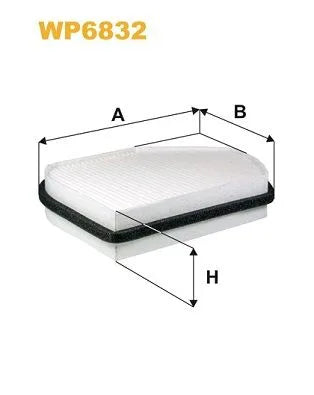 Wix Cabin Filter WP6832 - tradevehicleparts.co.uk
