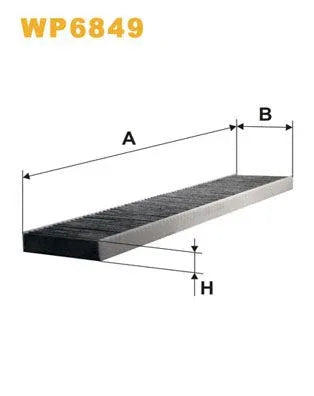 Wix Cabin Filter WP6849 - tradevehicleparts.co.uk