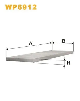 Wix Cabin Filter WP6912 - tradevehicleparts.co.uk