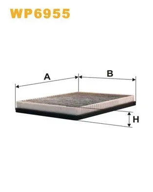 Wix Cabin Filter WP6955 - tradevehicleparts.co.uk