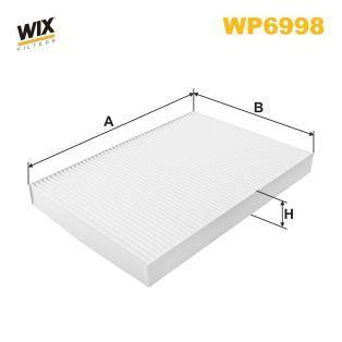 Wix Cabin Filter WP6998 - tradevehicleparts.co.uk
