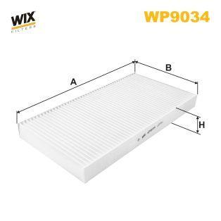 Wix Cabin Filter WP9034 - tradevehicleparts.co.uk