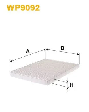 Wix Cabin Filter WP9092 - tradevehicleparts.co.uk