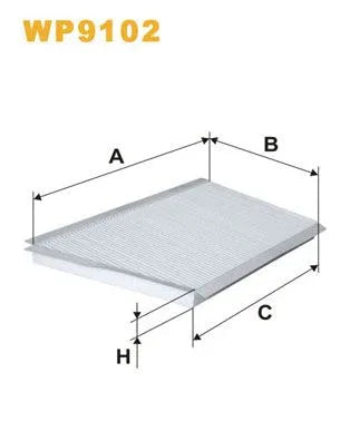 Wix Cabin Filter WP9102 - tradevehicleparts.co.uk