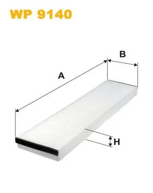 Wix Cabin Filter WP9140 - tradevehicleparts.co.uk
