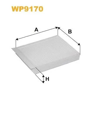 Wix Cabin Filter WP9170 - tradevehicleparts.co.uk