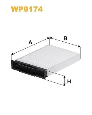 Wix Cabin Filter WP9174 - tradevehicleparts.co.uk