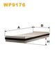 WIX Cabin Filters Cabin Filter WP9176 thumbnail