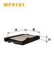 WIX Cabin Filters Cabin Filter WP9181 thumbnail
