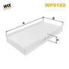 WIX Cabin Filters Cabin Filter WP9182 thumbnail