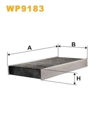Wix Cabin Filter WP9183 - tradevehicleparts.co.uk