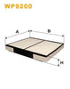 WIX Cabin Filters Cabin Filter WP9200 thumbnail