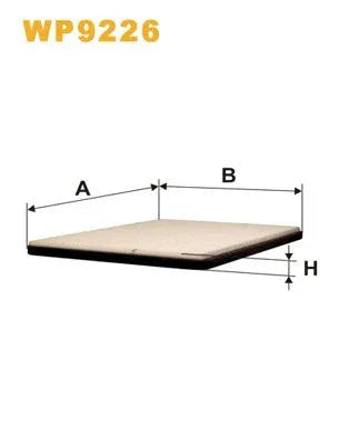 Wix Cabin Filter WP9226 - tradevehicleparts.co.uk