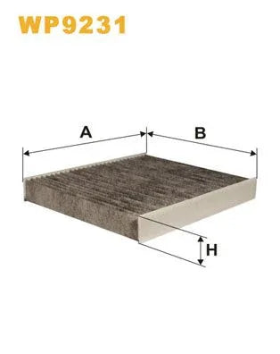 Wix Cabin Filter WP9231 - tradevehicleparts.co.uk