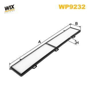 Wix Cabin Filter WP9232 - tradevehicleparts.co.uk