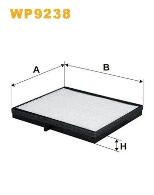 Wix Cabin Filter WP9238 - tradevehicleparts.co.uk