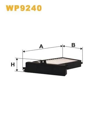 Wix Cabin Filter WP9240 - tradevehicleparts.co.uk