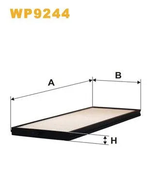 Wix Cabin Filter WP9244 - tradevehicleparts.co.uk