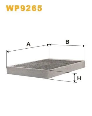 Wix Cabin Filter WP9265 - tradevehicleparts.co.uk