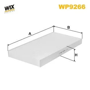 Wix Cabin Filter WP9266 - tradevehicleparts.co.uk