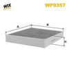 WIX Cabin Filters Cabin Filter WP9357 thumbnail