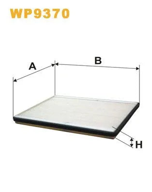 Wix Cabin Filter WP9370 - tradevehicleparts.co.uk