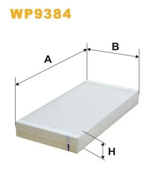 Wix Cabin Filter WP9384 - tradevehicleparts.co.uk