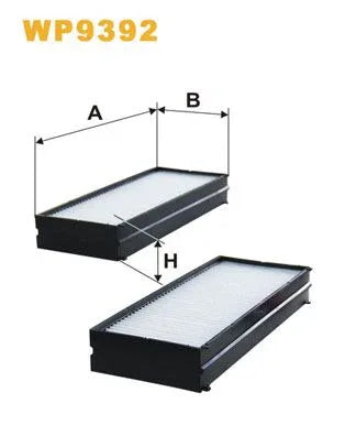 Wix Cabin Filter WP9392 - tradevehicleparts.co.uk