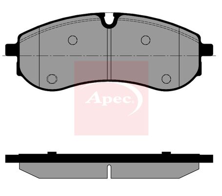 Apec Brake Pads Set PAD2586 - image 2