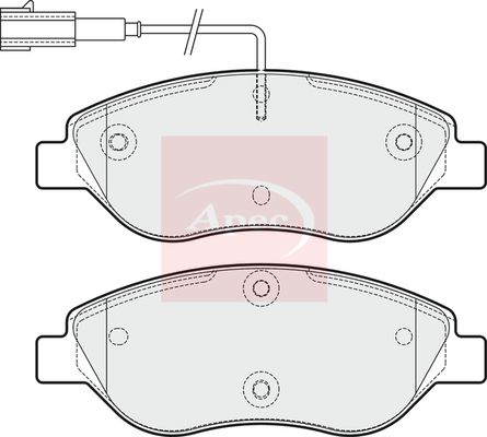 Apec Brake Pads Set PAD1912 - image 2