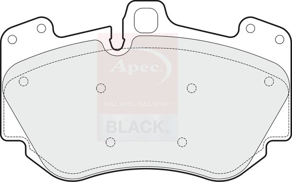 Apec Brake Pads Set PAD1647B - image 2