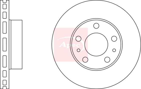 Apec Brake Disc DSK2480 - image 2