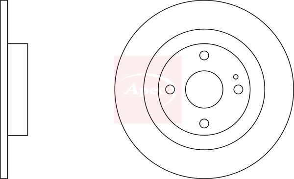 Apec Brake Disc DSK2095 - image 2