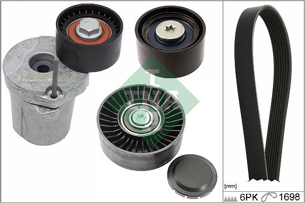 INA Drive Belt Kit 529036910 - image 2