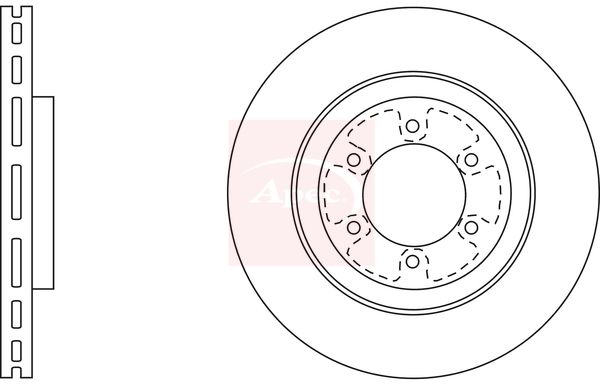 Apec Brake Disc DSK2582 - image 2
