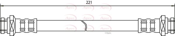 Apec Brake Hose HOS3440 - image 2