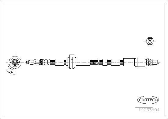 Corteco Brake Hose 19033604 - image 2