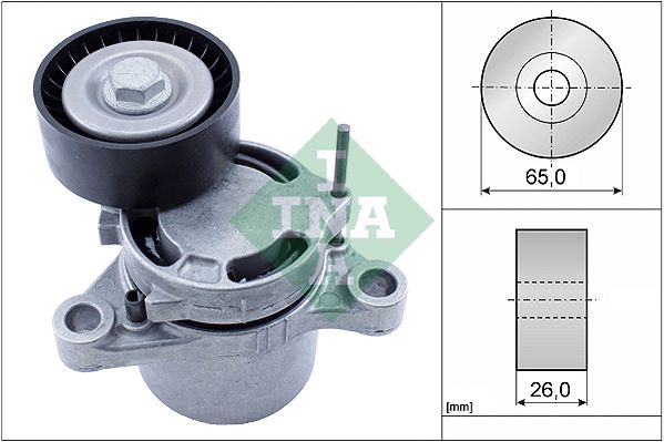 INA Drive Belt Tensioner Pulley 534062710 - image 2